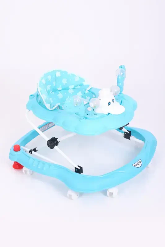 Vak Vak Stoppered Musical Walker-Full Turquoise - 1