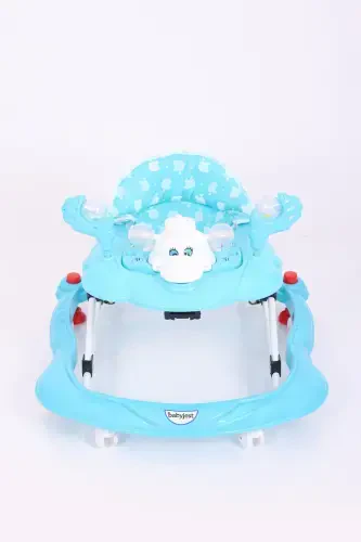 Vak Vak Stoppered Musical Walker-Full Turquoise - JUSSO (1)