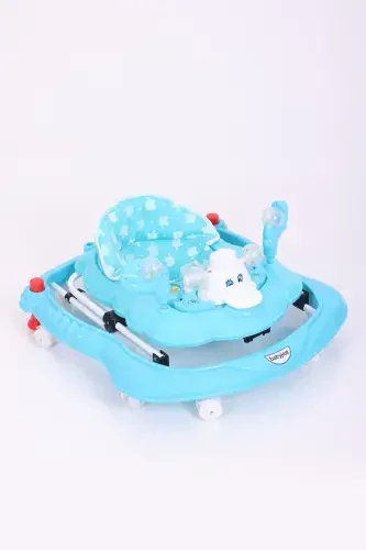 Vak Vak Stoppered Musical Walker-Full Turquoise - 3