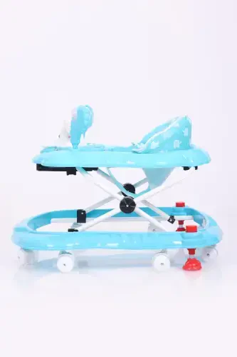 Vak Vak Stoppered Musical Walker-Full Turquoise - 4