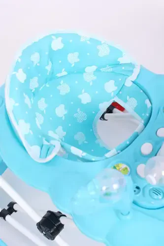 Vak Vak Stoppered Musical Walker-Full Turquoise - 5