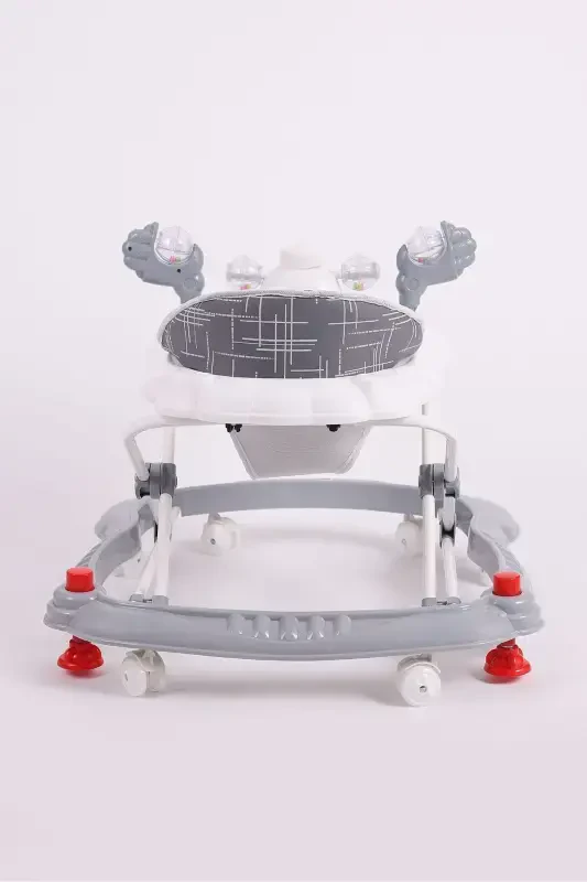 Vak Vak Stoppered Musical Walker Grey - 4