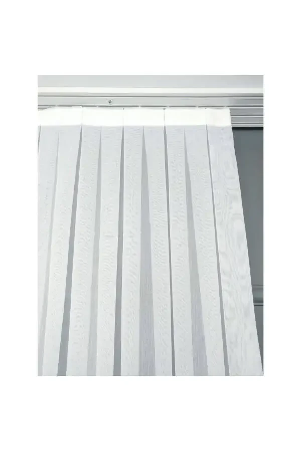 Vakko Bamboo Voile Curtain, Special Product, 1/3 Pleated, Flowing, Iron-Free - 3