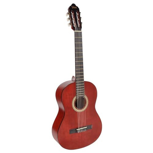 Valencia 6 Tel Klasik Gitar, Sağ, Şeffaf Şarap (VC204TWR) - 1