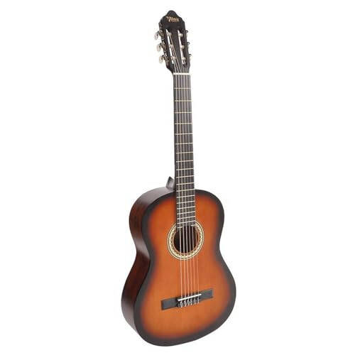 Valencia 6 Tel Klasik Gitar, Sağ, Şeffaf Şarap (VC204TWR) - 2