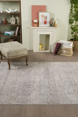 Valeria 100% Polyester Vintage Modern Woven Living Room Rug - 3