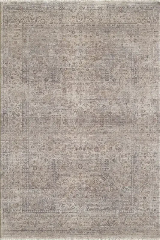 Valeria %100 Polyester Vintage Zamonaviy To'quv Salon Yotoqxonasi Gilami - 4