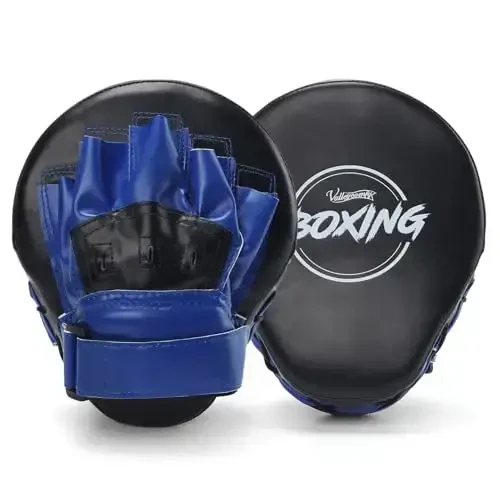 Valleycomfy Boxing Curved Focus Punching Mitts- Leatherette Training Hand Pads - VALLEYCOMFY (1)