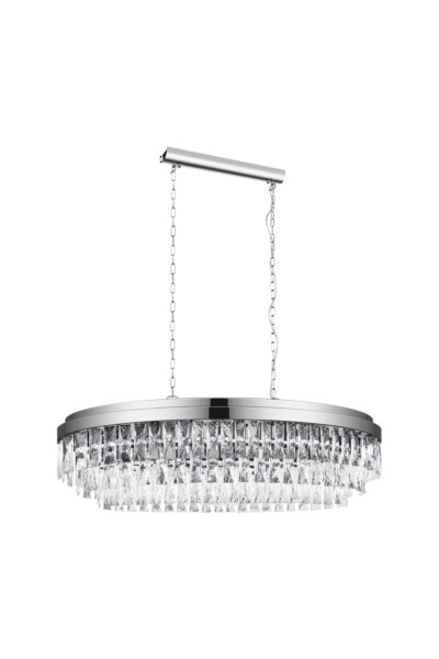 Valparaiso 1 Pendant Chandelier Crystal - EGLO