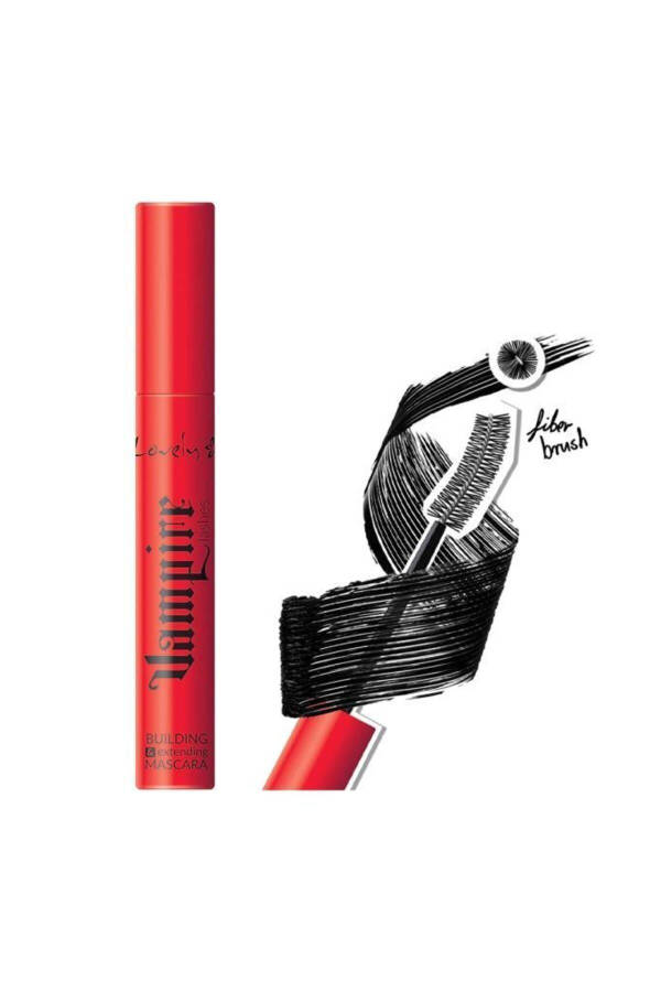 Vampire Lashes Black Mascara Eyebrow Brush - 2