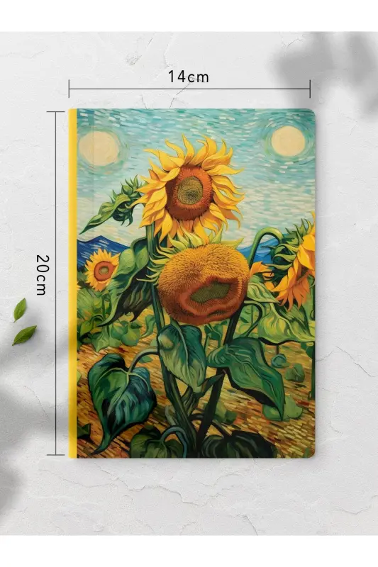Van Gogh Daftar to‘plami - San'at mavzusi - 4 dona - 14cm*20cm - 64 sahifa - Chizg‘isiz - Van Gogh - 5