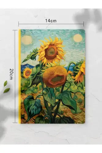 Van Gogh Notebook Set - Art Themed - 4 Pieces - 14cm*20cm - 64 Pages - Plain - Van Gogh - 5