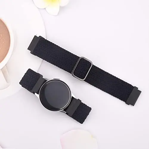 Vancle Amazfit GTR 4 / GTR 3 Pro uchun Braided Solo Loop Band, 22mm Amazfit Bip 5 Bands ayollar erkaklar uchun tez ajratiladigan almashtiriladigan bilaguzuk - 4