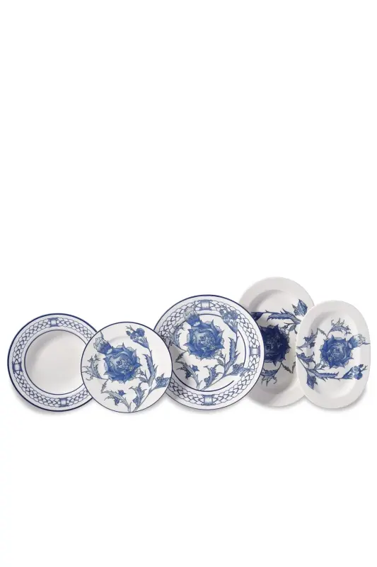 Vanessa Collection 26 dona to'plam yumaloq ovqat to'plami - 1
