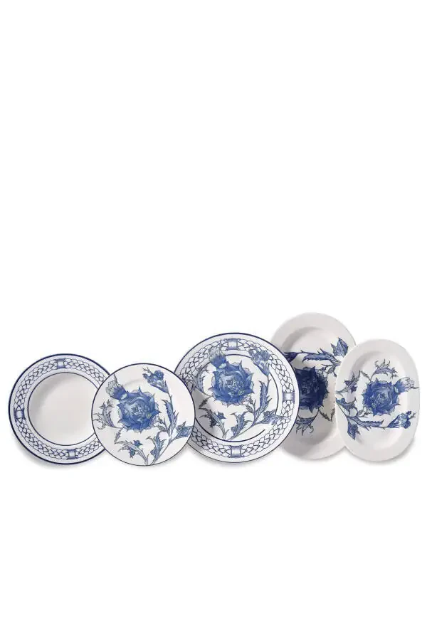 Vanessa Collection 26 Piece Round Dinner Set - 4