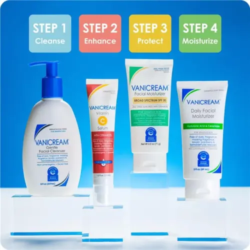 Vanicream Daily Facial Moisturizer with Hyaluronic Acid and Ceramides for Sensitive Skin, 3 fl oz - 7