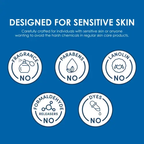 Vanicream Daily Facial Moisturizer with Hyaluronic Acid and Ceramides for Sensitive Skin, 3 fl oz - 9