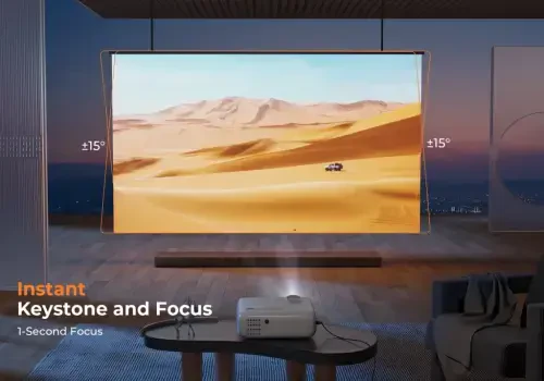 VANKYO Leisure 430W Mini Wi-Fi Projektor, Full HD 1080P ni qo‘llab-quvvatlaydi - 3