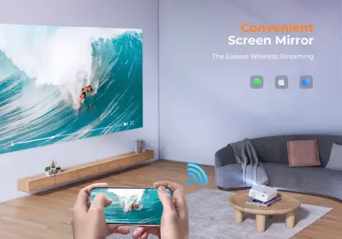 VANKYO Leisure 430W Mini Wi-Fi Projektor, Full HD 1080P ni qo‘llab-quvvatlaydi - 4