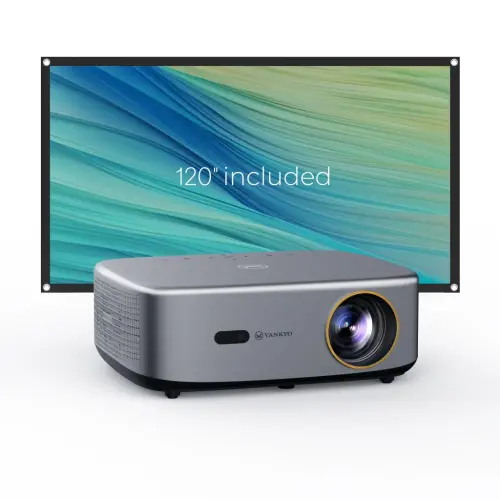 VANKYO Performance V700 Pro Native 1080P Outdoor Movie Projector, Built-in Google TV, Auto Keystone, Auto Focus, Bluetooth, Portable Projector, 120