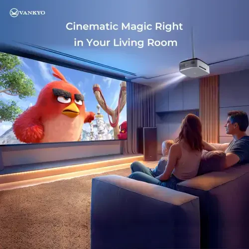 VANKYO Performance V700 Pro Native 1080P Outdoor Movie Projector, Built-in Streaming Video, Auto Keystone, Auto Focus, Bluetooth, Portable Projector, 120