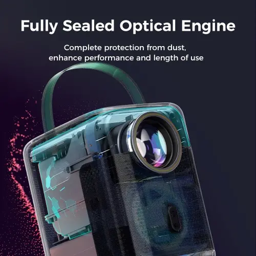 VANKYO-Performance H300W Native 1080P Portable Smart Projector, 5G Wifi and Bluetooth Outdoor Movie Projector, Wireless Mirroring, Auto Keystone - 3