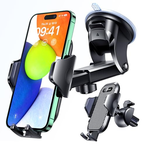 Vanmass Car Phone Mount 2024 Military-Grade Phone Holder for Car Windshield Dashboard【 65 Lbs Strongest Suction】【Patent & Safety Certs】Universal Cell Phone Mount for iPhone Samsung Android Smartphones - 11