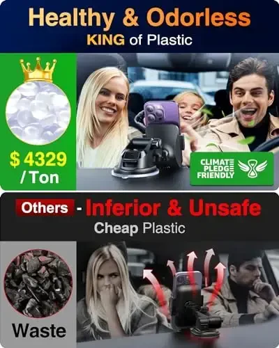 VANMASS【85+LBS Eng kuchli so'rish & Harbiy darajadagi Ultimate Avtomobil Telefon O'rnatish【Patent & Xavfsizlik Sertifikatlari】Uyali Telefon Uskunasi iPhone 17 Pro Max 16 15 Samsung Stol Uskunalari uchun Dashboard Windshield Vent uchun yuk mashinasi - 3