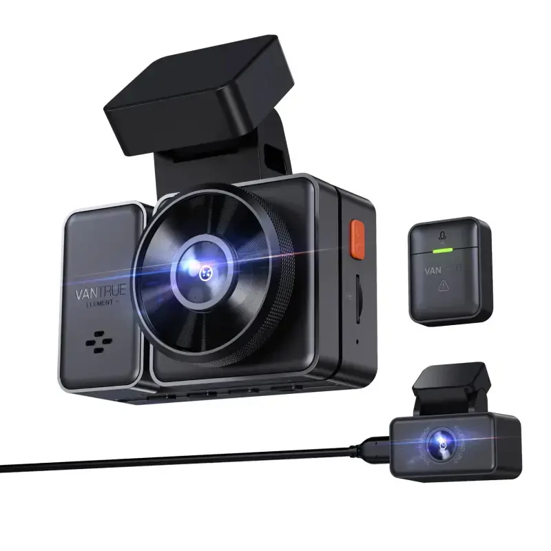 Vantrue Dash Cam Front and Rear with Voice Control, 2.7K + 2.7K Dual Dash Camera for Cars, WiFi, GPS, STARVIS Night Vision, Buffered Parking Mode, G-Sensor, WDR, Support 512GB(E2) - 5