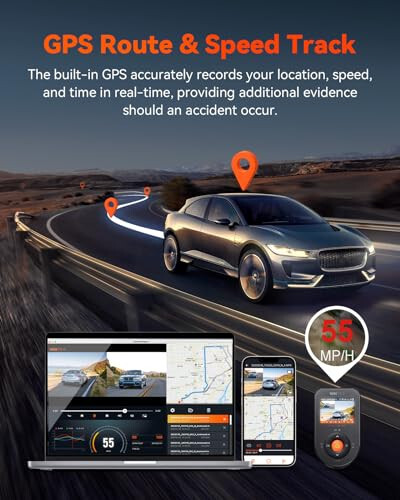 Vantrue S1 Pro 2.7K Oldin va Orqa 5G Wi-Fi Ikkita Dash Cam, STARVIS 2 HDR Tungi Ko'rish, LTE Yordami, 1440P 60FPS Yashirin Avtomobil Kamerasi, GPS, Ovozli Boshqarish, 24/7 To'xtash Rejimi, Maksimal 512GB Qo'llab-quvvatlash - 8