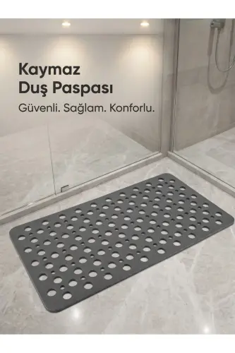 Vantuzlu Silikon Bubble Banyo Paspası Duş Kaydırmazı 36x66 Vantuzlu Banyo Paspası-Karışık - MAPPLEHOME (1)