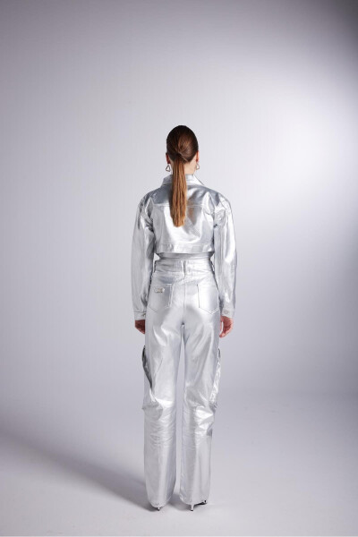 Varrak qoplama kargo cho‘ntakli Millen shim kulrang - 5