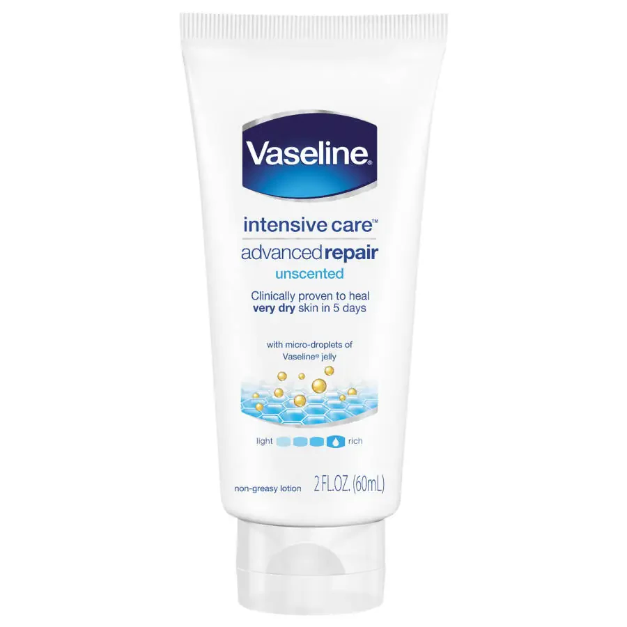 Vaseline Intensive Care hand and body lotion Advanced Repair Unscented 2 oz - 1