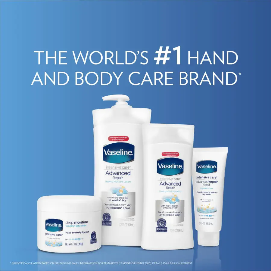 Vaseline Intensive Care hand and body lotion Advanced Repair Unscented 2 oz - 6
