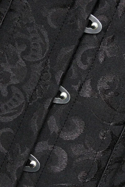 VASLANDA Ayollar uchun soat shaklidagi uzun chiziqli ko'ylak usti korset, po'lat qovurg'ali, uzun tanali, qorinni tarbiyalash uchun bustier - 7