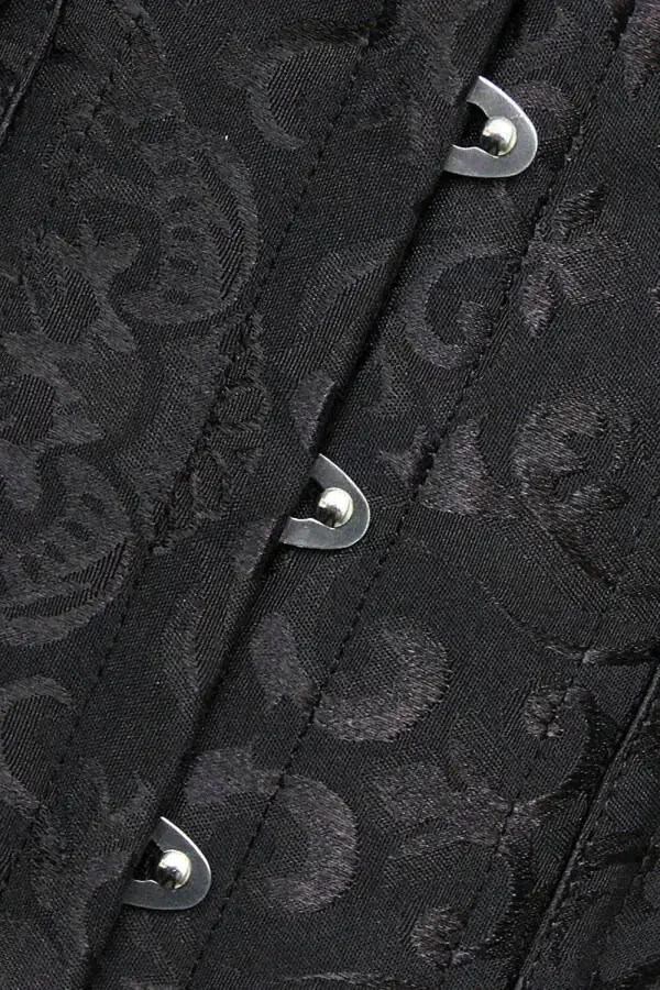 VASLANDA Ayollar uchun soat shaklidagi uzun chiziqli ko'ylak usti korset, po'lat qovurg'ali, uzun tanali, qorinni tarbiyalash uchun bustier - 7