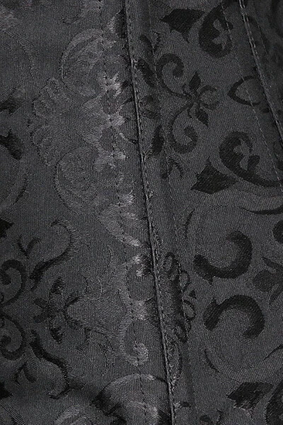 VASLANDA Women's Hourglass Longline Overbust Corset Steel Boned Long Torso Waist Training Bustier- - 8