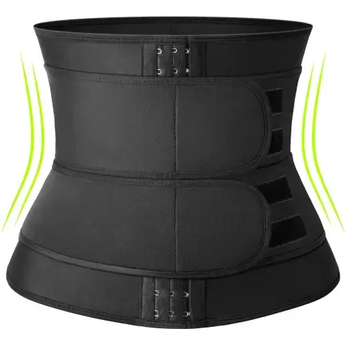 Vaslanda Neoprene Sweat Waist Trainer Corset Trimmer Shaper Belt for Women - 6