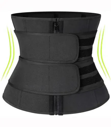 Vaslanda Neoprene Sweat Waist Trainer Corset Trimmer Shaper Belt for Women - 7
