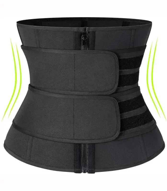 Vaslanda Neoprene Sweat Waist Trainer Corset Trimmer Shaper Belt for Women - 7