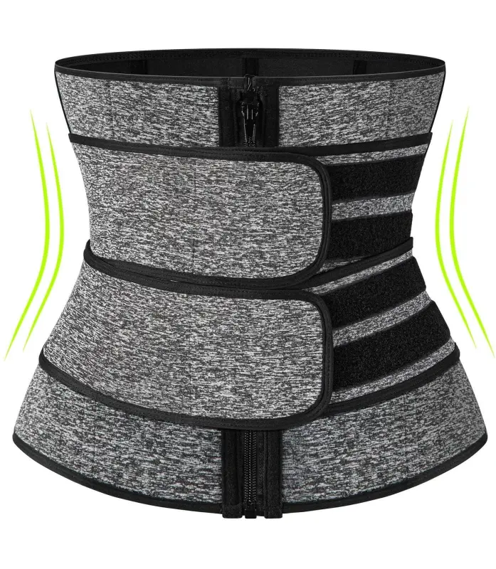Vaslanda Neoprene Sweat Waist Trainer Corset Trimmer Shaper Belt for Women - 7