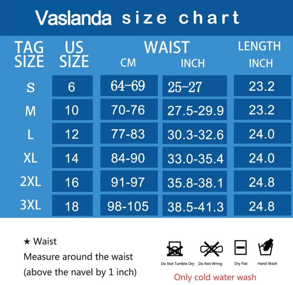 Vaslanda Women Waist Trainer Vest Slim Corset Neoprene Sauna Tank Top Zipper Weight Loss Body Shaper Shirt - 7