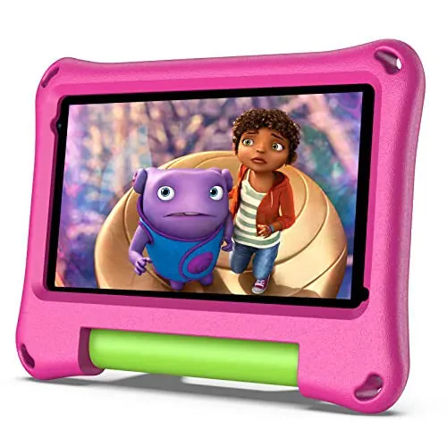 VASOUN Kids Tablet 7 Inch Tablet for Toddlers, Android Tablet 2GB RAM 32GB RAM Tablet for Kids with WiFi Dual Camera, Parental Control, Bluetooth, Kid-Proof with Kids Tablet Case for Boys Girls (Pink) - VASOUN (1)