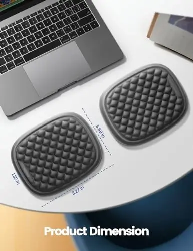 Vaydeer 1pc Elbow Rest Pad, Desk Wrist Rest Armrest, Soft Memory Foam Ergonomic Support, Mouse Cushion Pillow, Wrist Pain Relief for Computer Laptop Working Typing Gaming Travel Office Accessory-Large - 6