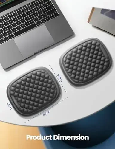 Vaydeer 1pc Elbow Rest Pad, Desk Wrist Rest Armrest, Soft Memory Foam Ergonomic Support, Mouse Cushion Pillow, Wrist Pain Relief for Computer Laptop Working Typing Gaming Travel Office Accessory-Large - 6