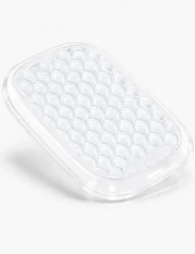 Vaydeer Clear Gel Elbow Pad for Desk, Ergonomic Arm Rest Cushion | Desk Wrist Rest for Keyboard and Mouse, Keyboard Wrist Pad for Computer and Laptop Typing, Gaming and Office Crystal Clear - 1