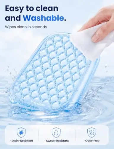 Vaydeer Clear Gel Elbow Pad for Desk, Ergonomic Arm Rest Cushion | Desk Wrist Rest for Keyboard and Mouse, Keyboard Wrist Pad for Computer and Laptop Typing, Gaming and Office Crystal Clear - 6