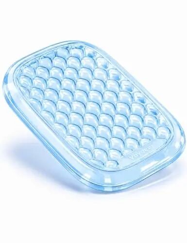 Vaydeer Clear Gel Elbow Pad for Desk, Ergonomic Arm Rest Cushion | Desk Wrist Rest for Keyboard and Mouse, Keyboard Wrist Pad for Computer and Laptop Typing, Gaming and Office Glacier Blue - 1