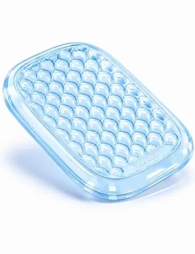 Vaydeer Clear Gel Elbow Pad for Desk, Ergonomic Arm Rest Cushion | Desk Wrist Rest for Keyboard and Mouse, Keyboard Wrist Pad for Computer and Laptop Typing, Gaming and Office Glacier Blue - 1