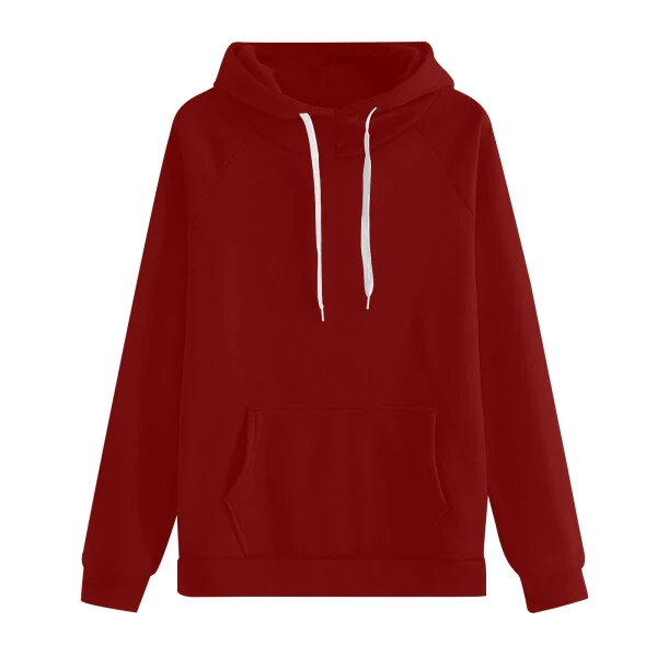 VBTAPA Ayollar uchun Hoodie Sport kostyumi 2 qismli Kundalik sport kostyumi Uzun qisma tortmali futbolka Jogger sport shimlar cho'ntaklar bilan mos keladigan to'plamlar 2025 Kuzgi Kiyimlar Prime Savdo Chegirmasi Sharob M - 5